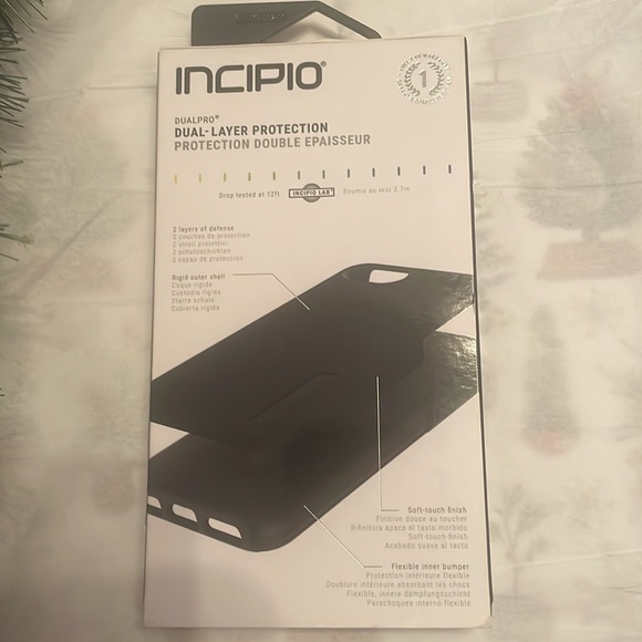 INCIPIO Clear Dual-Layef Protection for iphone e 8/7 - Picture 2 of 5